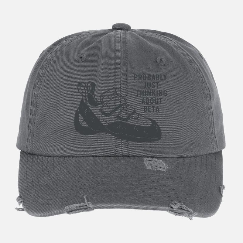 Beta Thought Sneaker Tee Flexfit Vintage Destroyed Cap