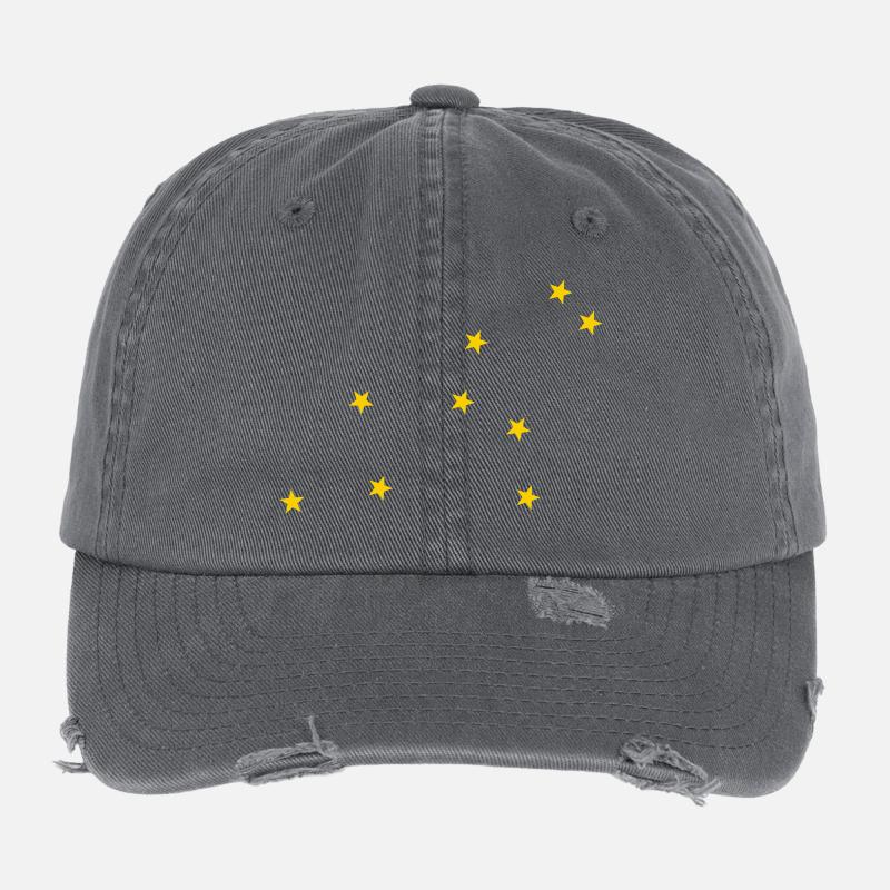 Sternzeichen Löwe Flexfit Vintage Destroyed Cap