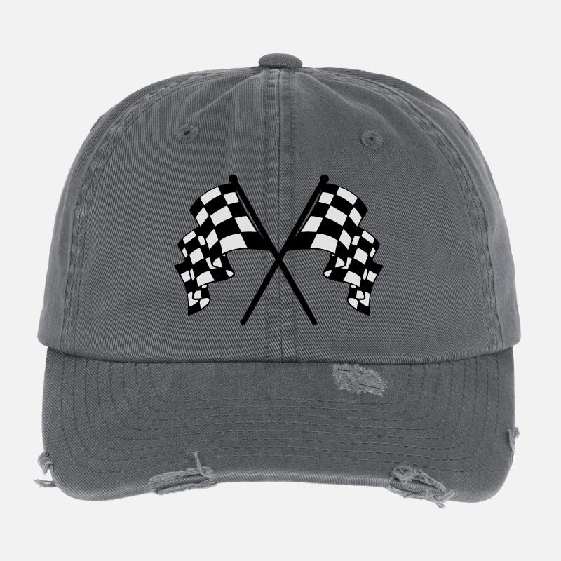 flags Flexfit Vintage Destroyed Cap