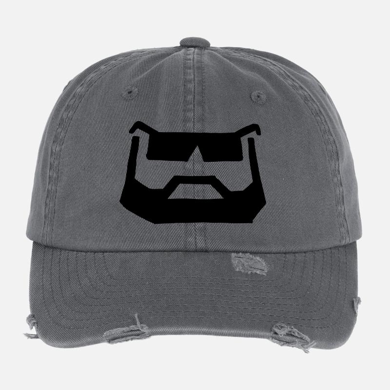 bart brille Flexfit Vintage Destroyed Cap