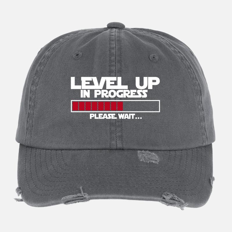 lvl upnprogrss Casquette vintage effet usé Flexfit
