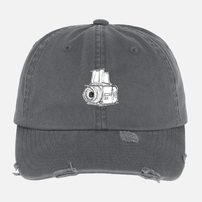 cam 2 Flexfit Vintage Destroyed Cap