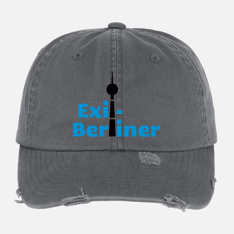 Berlin - Exil-Berliner Flexfit Vintage Destroyed Cap