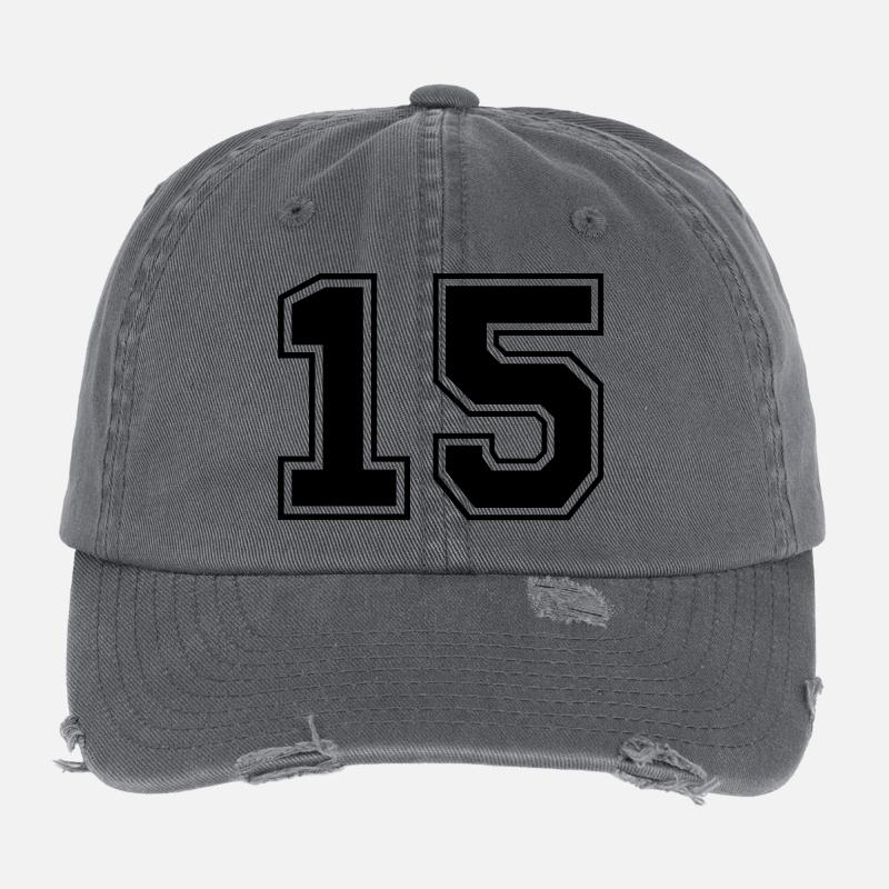 funfzehn Flexfit Vintage Destroyed Cap