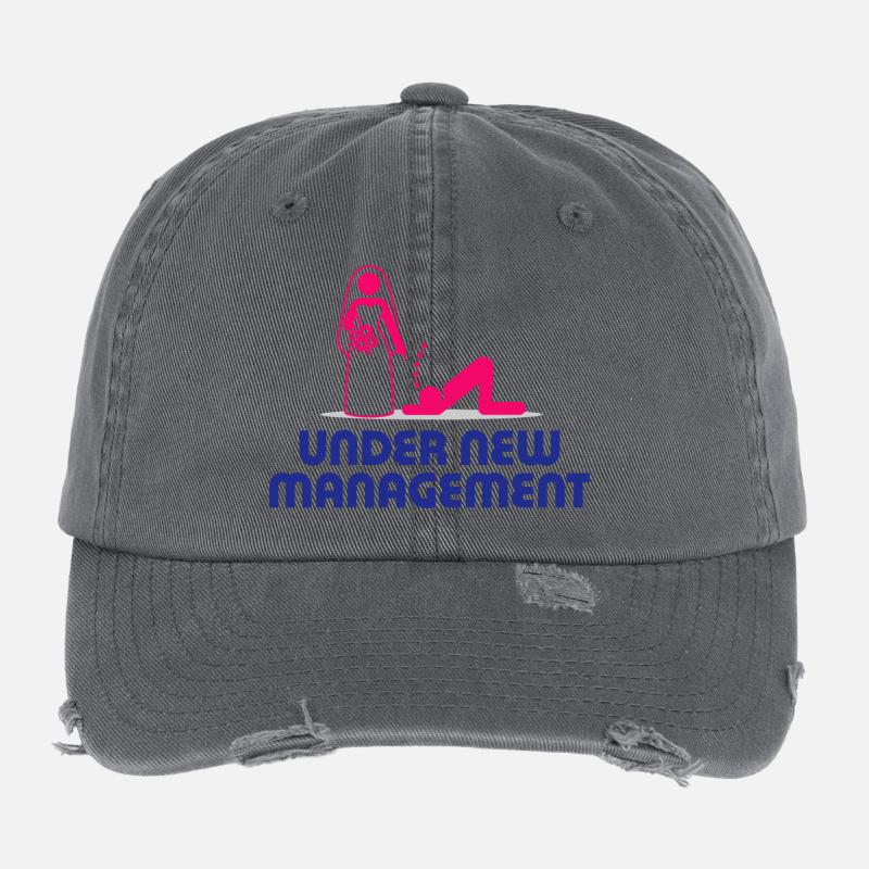 Under new management Flexfit Vintage Destroyed Cap