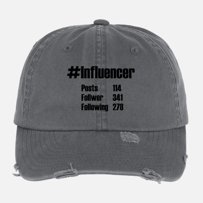Influencer Flexfit Vintage Destroyed Cap