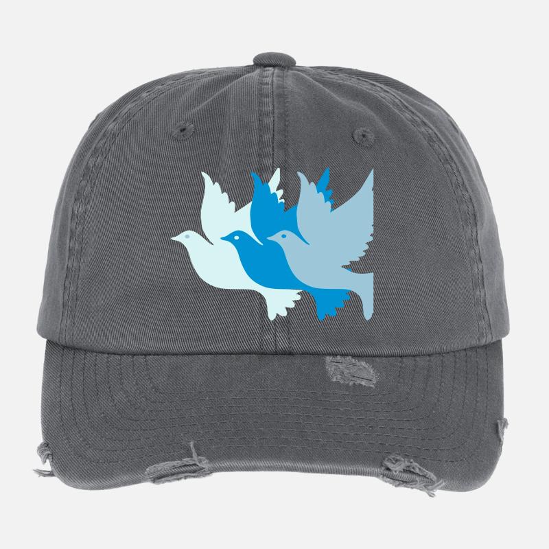 paix Casquette vintage effet usé Flexfit