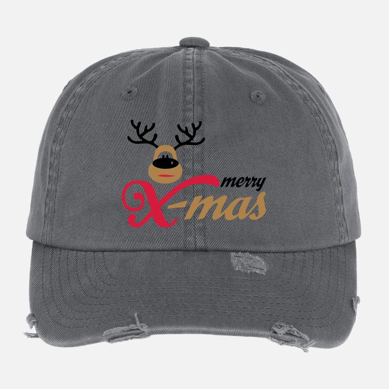 weihnachten Flexfit Vintage Destroyed Cap