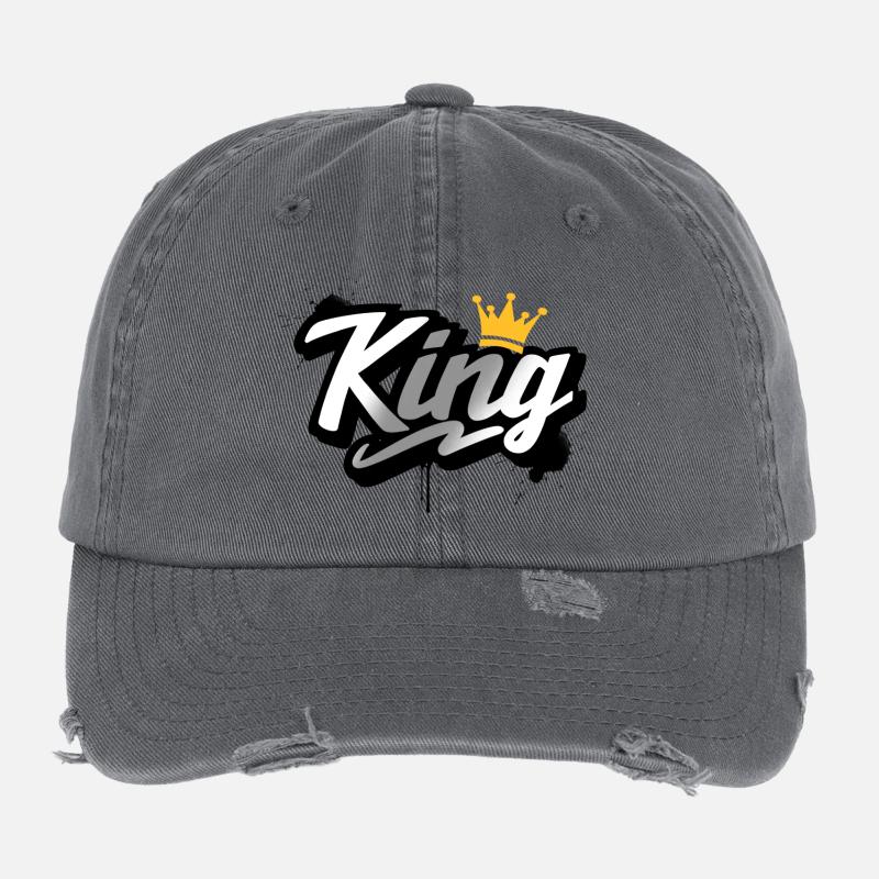 King Casquette vintage effet usé Flexfit