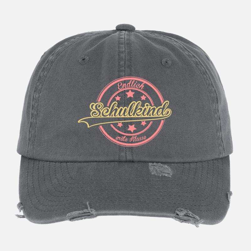 écoliers Casquette vintage effet usé Flexfit