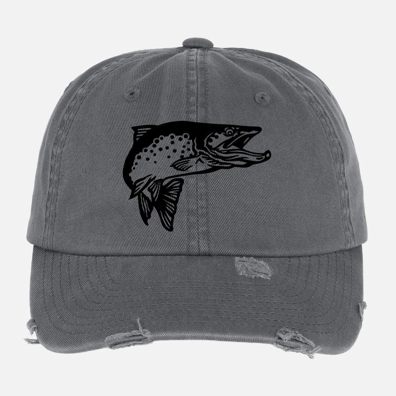 forelle2 Flexfit Vintage Destroyed Cap