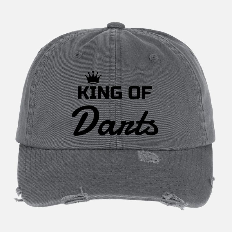 Darts - Target - Game - Sport - Fléchettes Flexfit Vintage Destroyed Cap