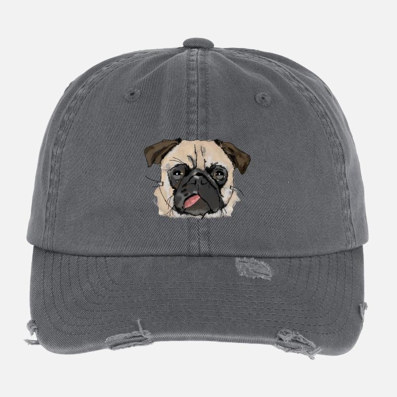 Mops Flexfit Vintage Destroyed Cap