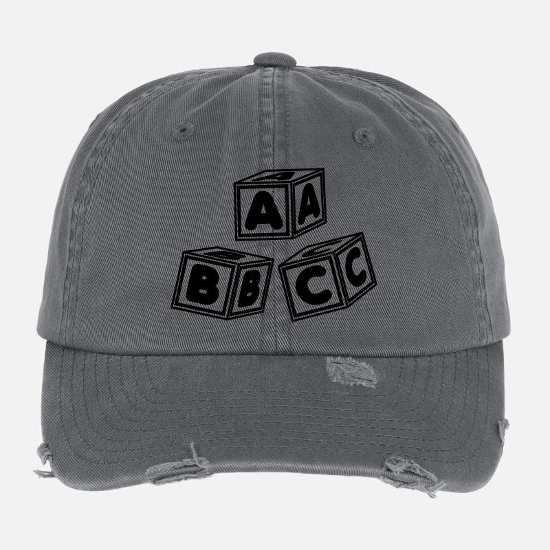ABC-Blöcke Flexfit Vintage Destroyed Cap