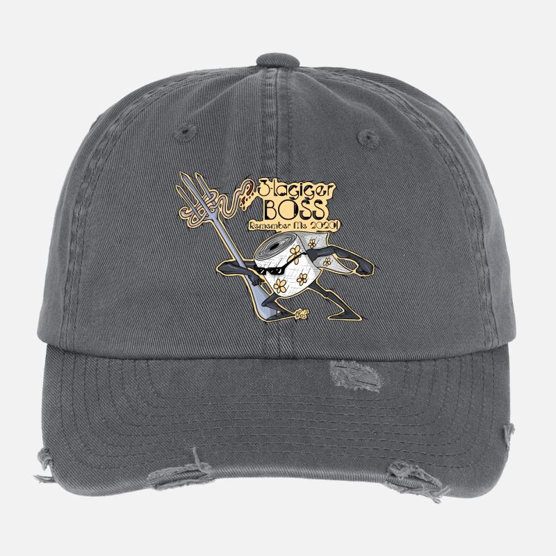 3-ply Flexfit Vintage Destroyed Cap