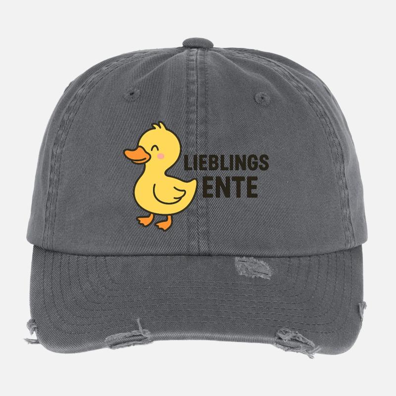 Canard préféré Casquette vintage effet usé Flexfit