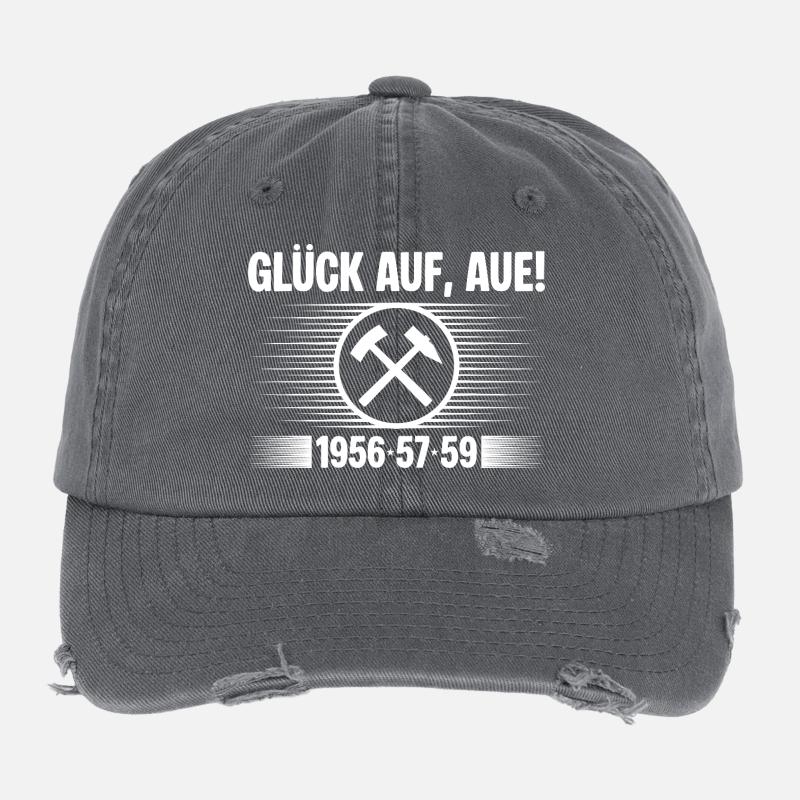 Glück auf Flexfit Vintage Destroyed Cap