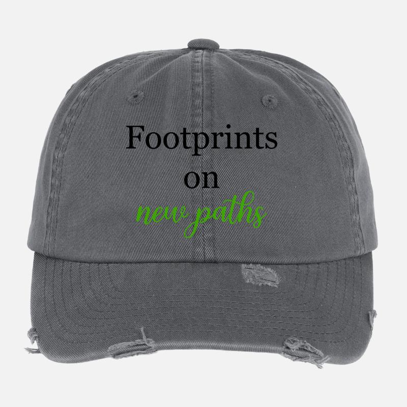 Footprints on New Paths Discovery Journey	 Flexfit Vintage Destroyed Cap