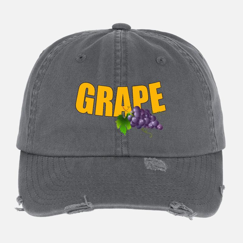 GRAPE Flexfit Vintage Destroyed Cap