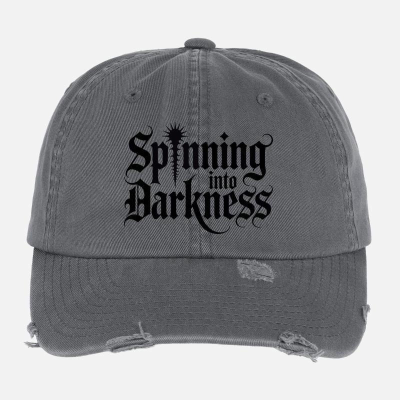 Spindel Design Typography Flexfit Vintage Destroyed Cap