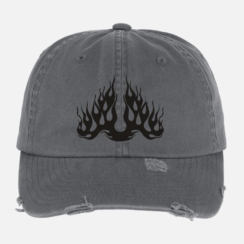 Flamme Casquette vintage effet usé Flexfit