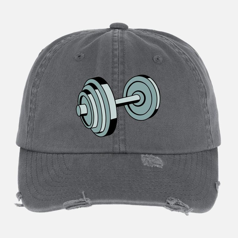 masterfitness_hantel_3fbg Flexfit Vintage Destroyed Cap
