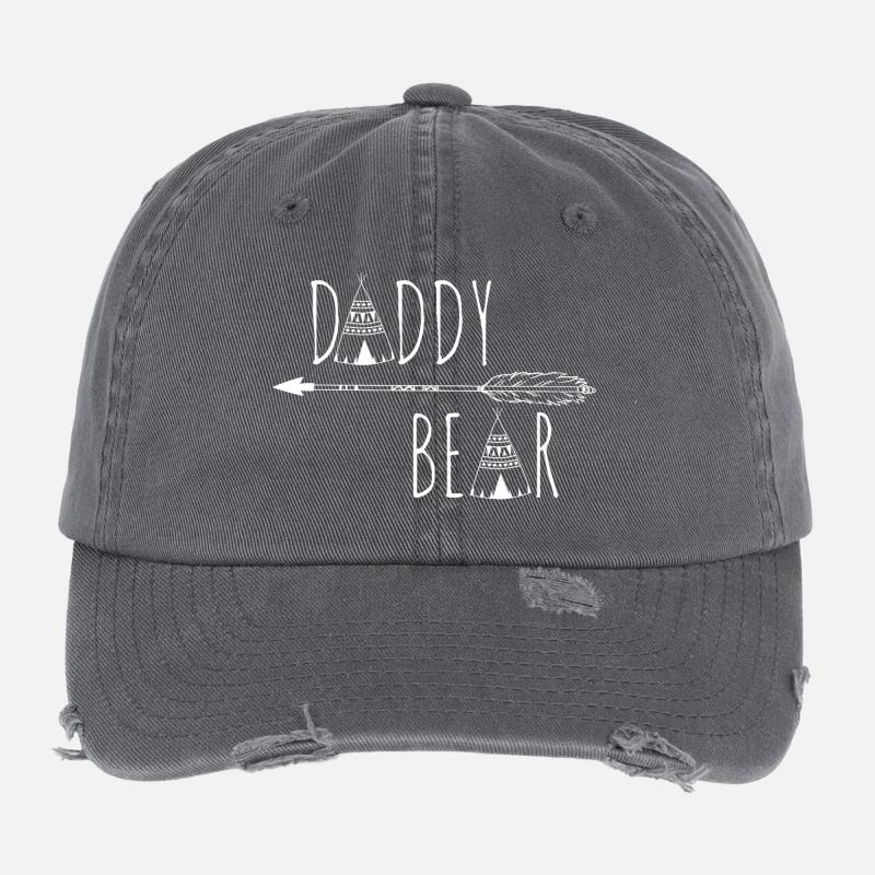 Daddy Bear Flexfit Vintage Destroyed Cap