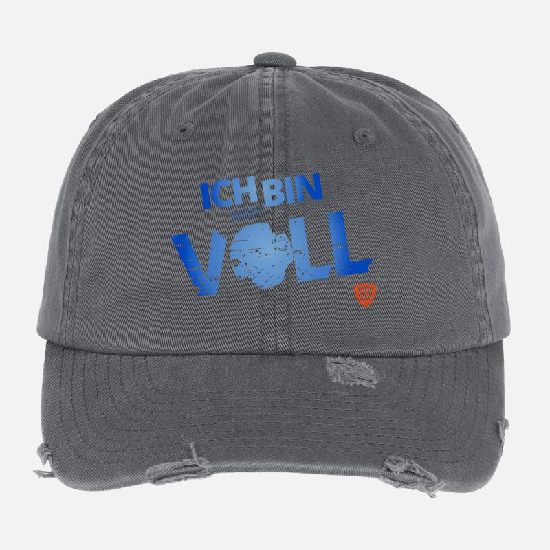 Ich bin wertVOLL Flexfit Vintage Destroyed Cap
