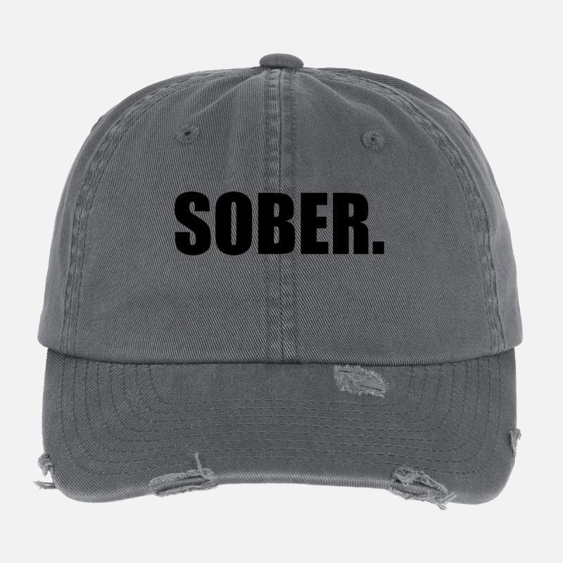 Sober Flexfit Vintage Destroyed Cap