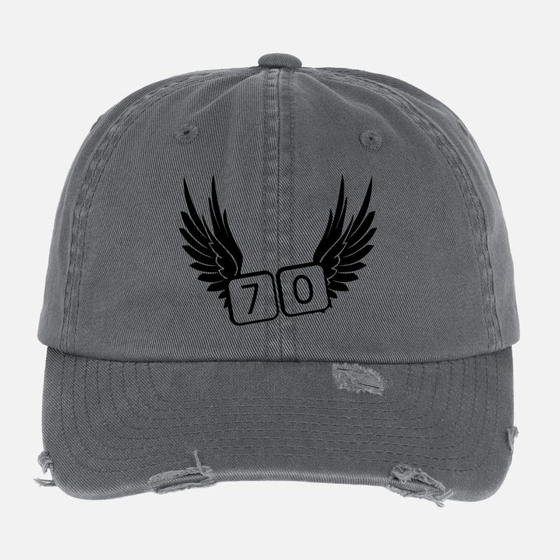 70 ans Casquette vintage effet usé Flexfit