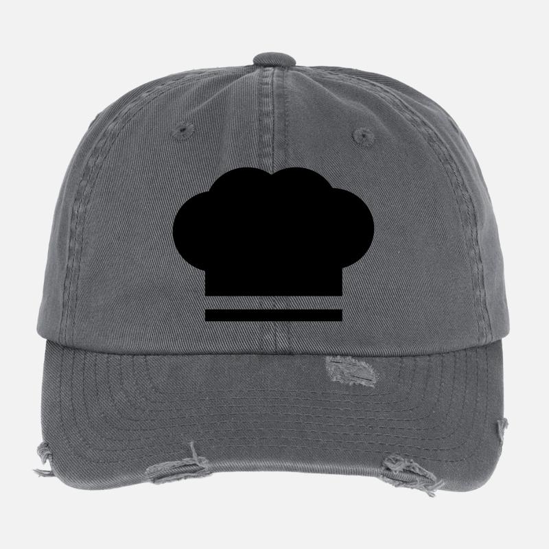 Kochmütze Flexfit Vintage Destroyed Cap