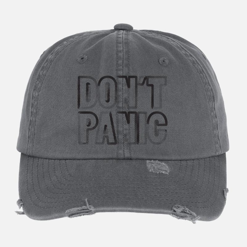 Don't Panic Flexfit Vintage Destroyed Cap