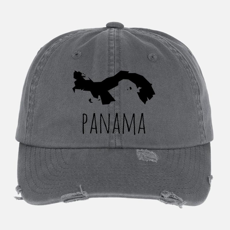 panama Flexfit Vintage Destroyed Cap