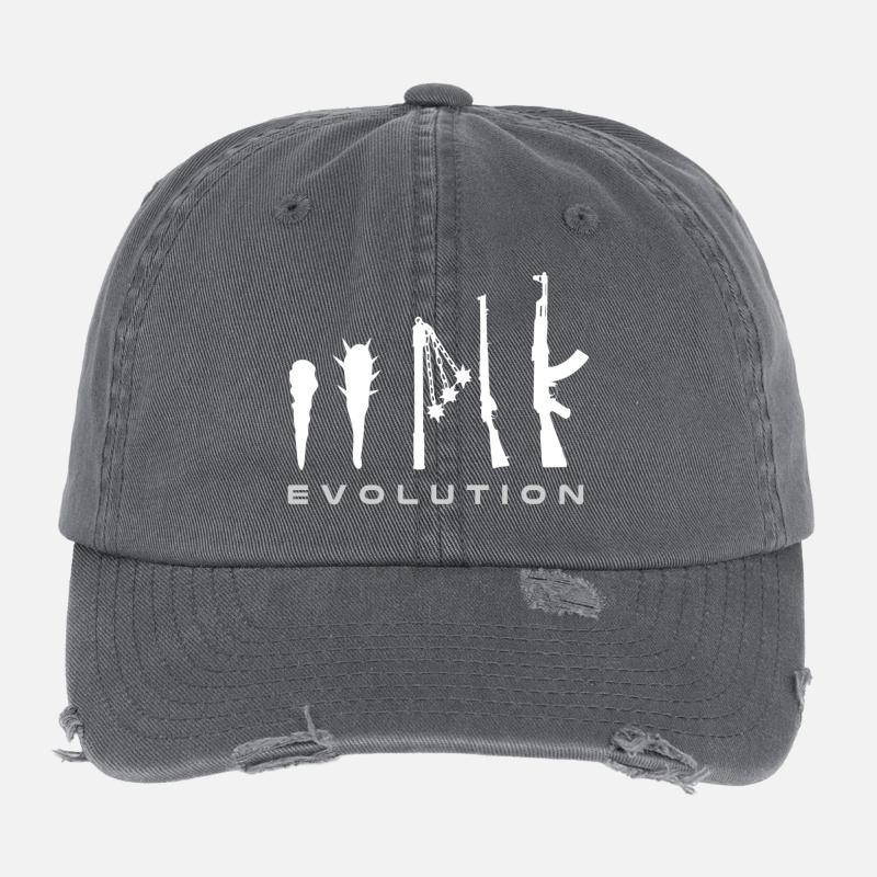 weapon evolution Flexfit Vintage Destroyed Cap