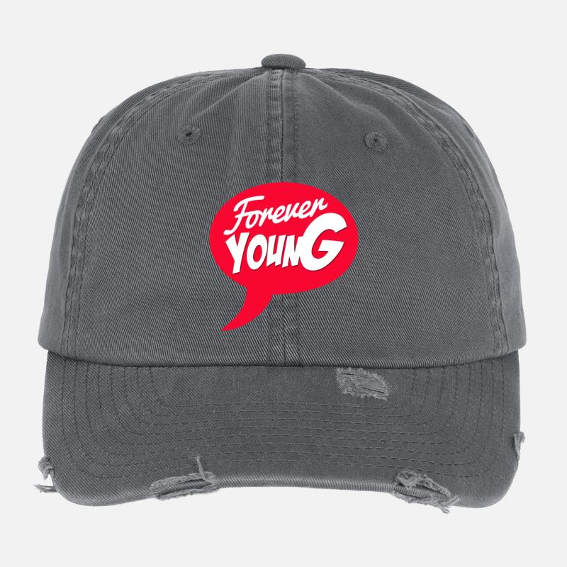 Forever young Casquette vintage effet usé Flexfit