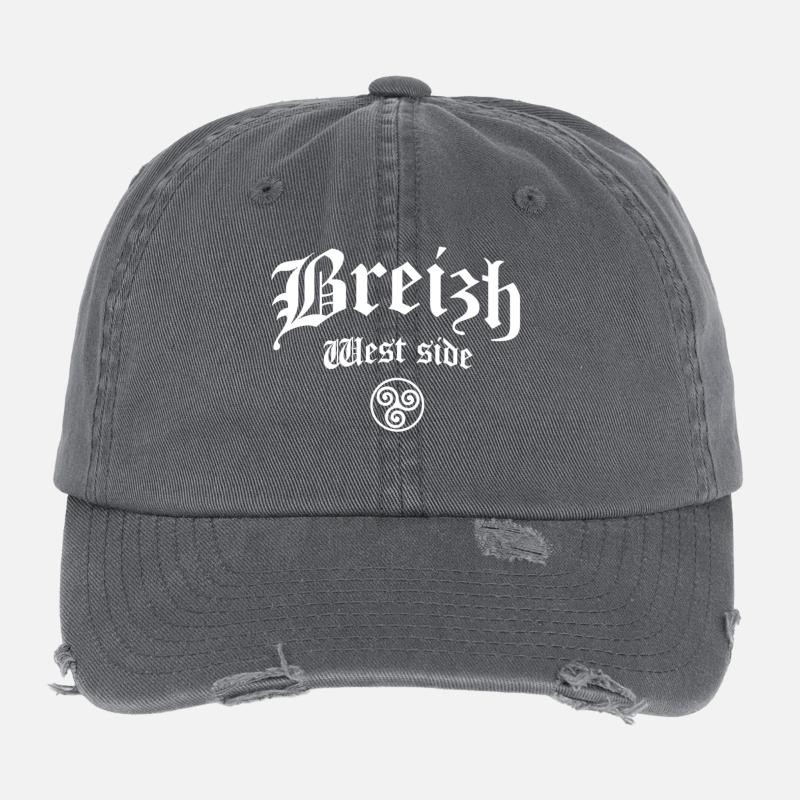 BRITAIN BREIZH WEST COAST Flexfit Vintage Destroyed Cap