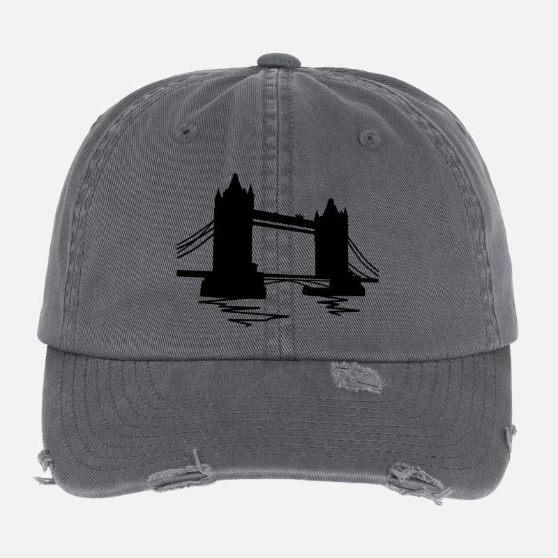 Tower bridge London Flexfit Vintage Destroyed Cap