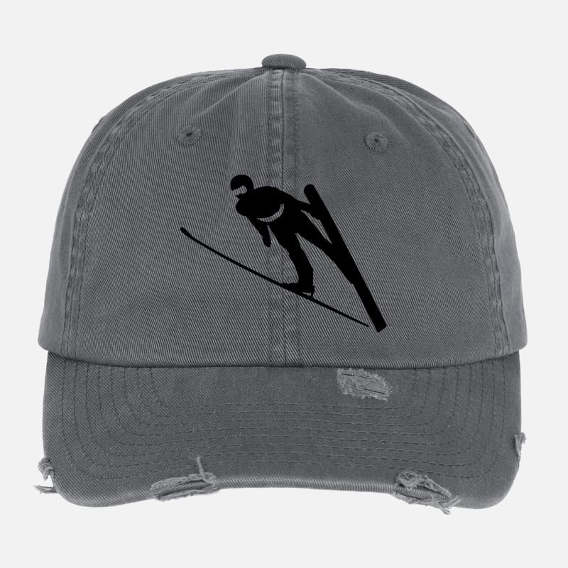 Skisprung Flexfit Vintage Destroyed Cap