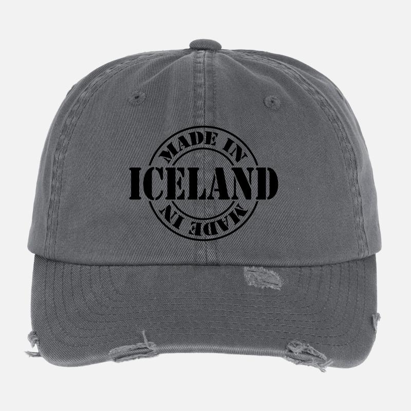 made in iceland m1k2 Casquette vintage effet usé Flexfit