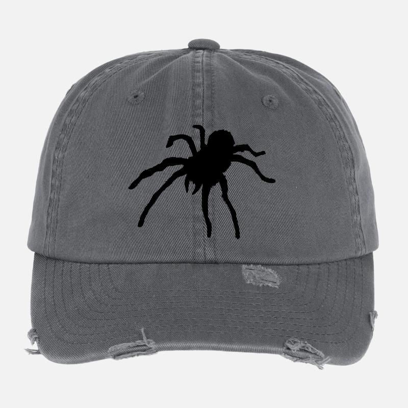 Tarantula Spider Flexfit Vintage Destroyed Cap