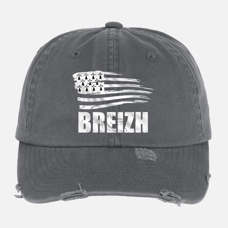 breizh bretagne 09 Casquette vintage effet usé Flexfit