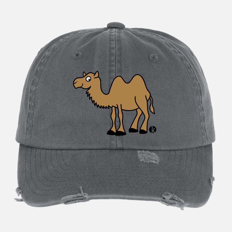 Kamel Flexfit Vintage Destroyed Cap