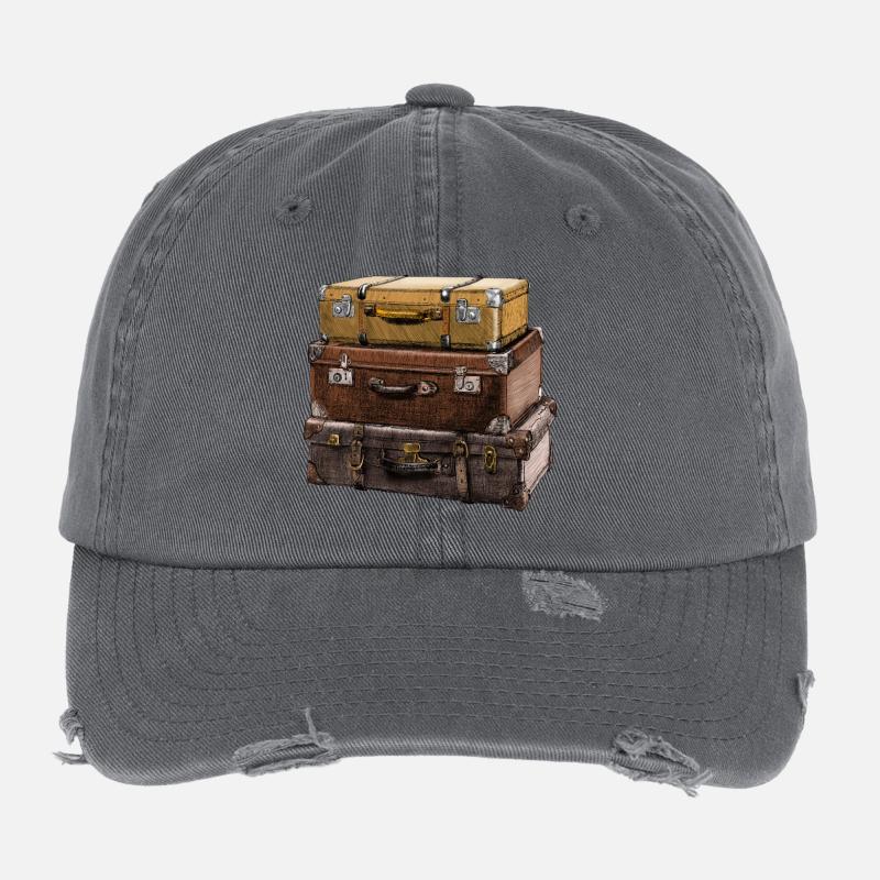 valises Casquette vintage effet usé Flexfit