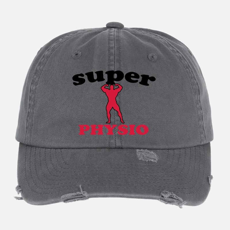 Super physio Flexfit Vintage Destroyed Cap