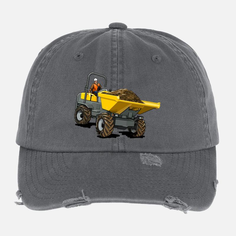 Dumper, benne avant Casquette vintage effet usé Flexfit