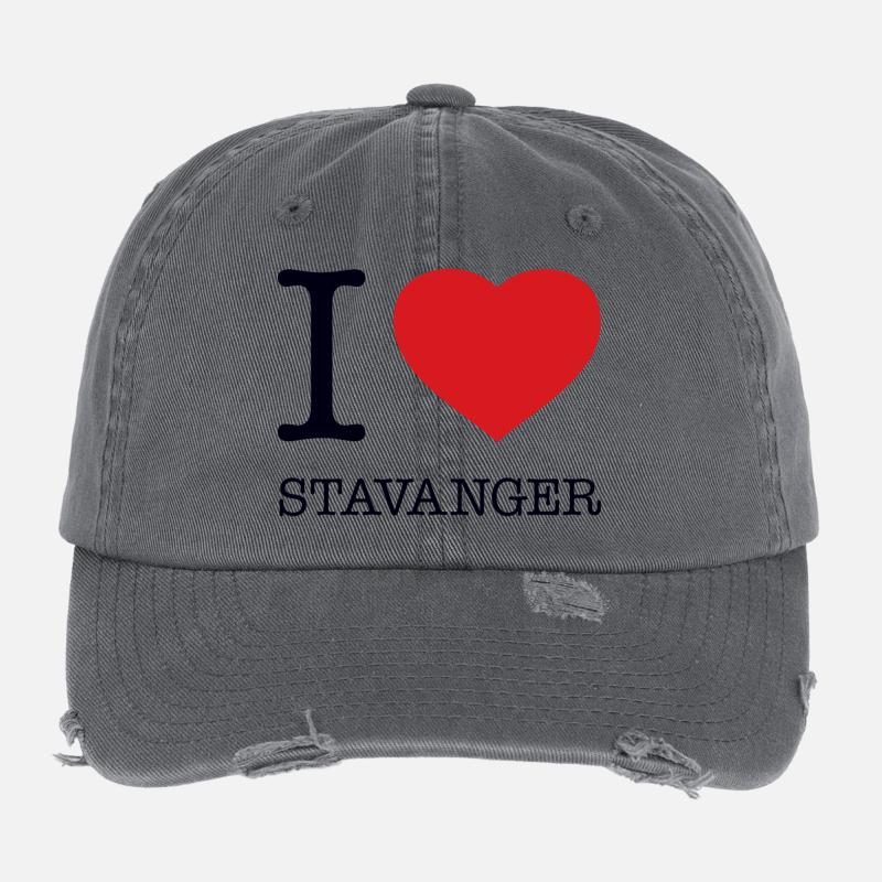J’ADORE STAVANGER Casquette vintage effet usé Flexfit