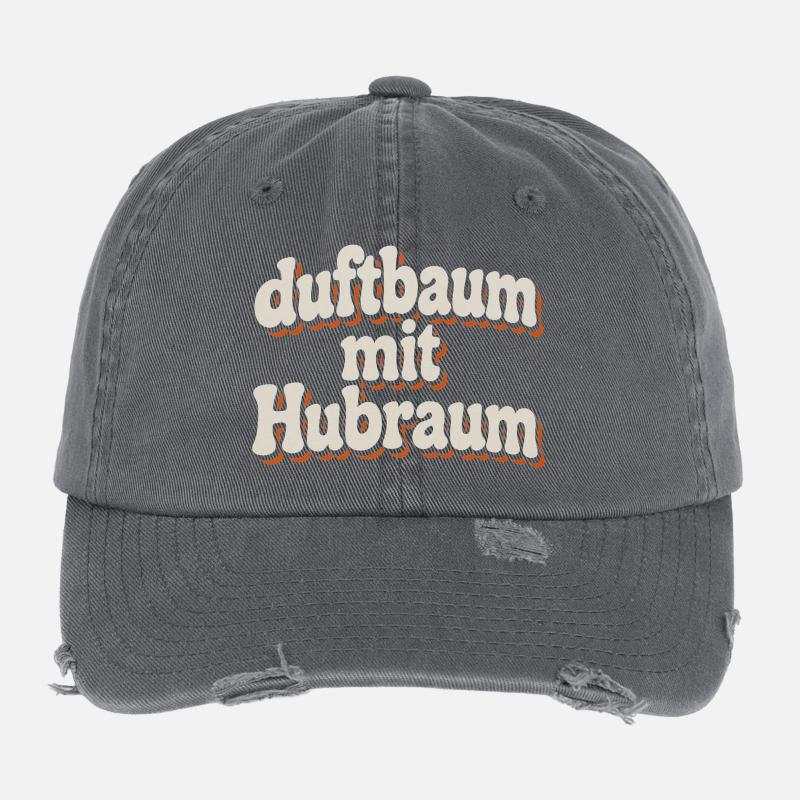 Duftbaum mit Hubraum Flexfit Vintage Destroyed Cap