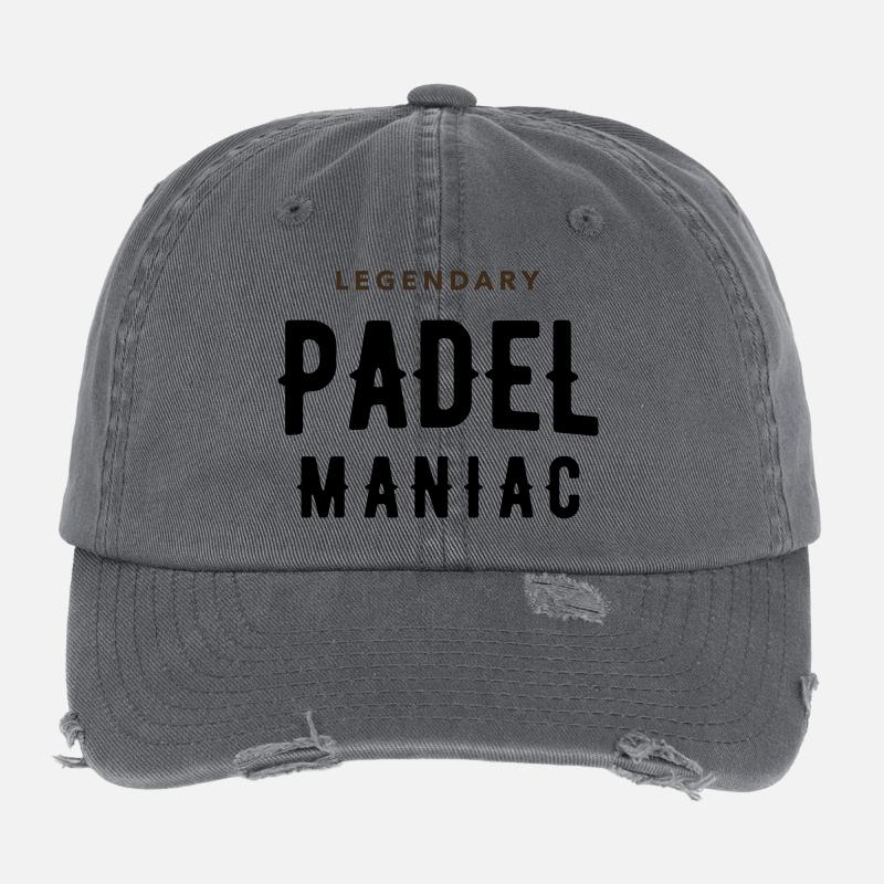 Maniaque du padel Casquette vintage effet usé Flexfit