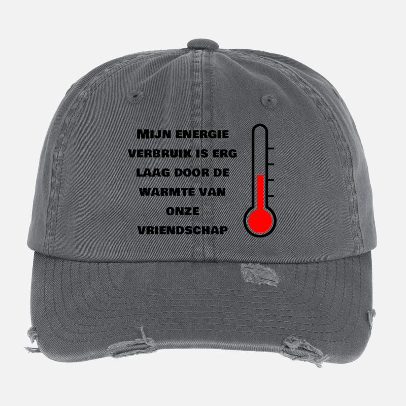 Faible consommation d’énergie grâce à l’amitié Casquette vintage effet usé Flexfit