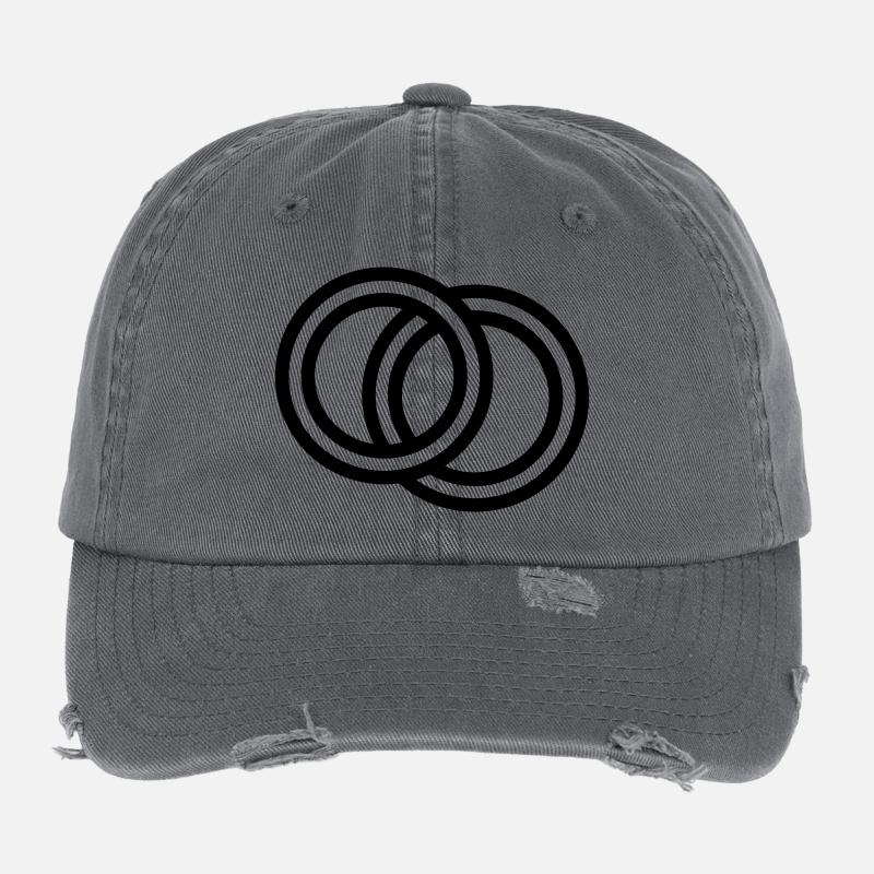 fiançailles Casquette vintage effet usé Flexfit